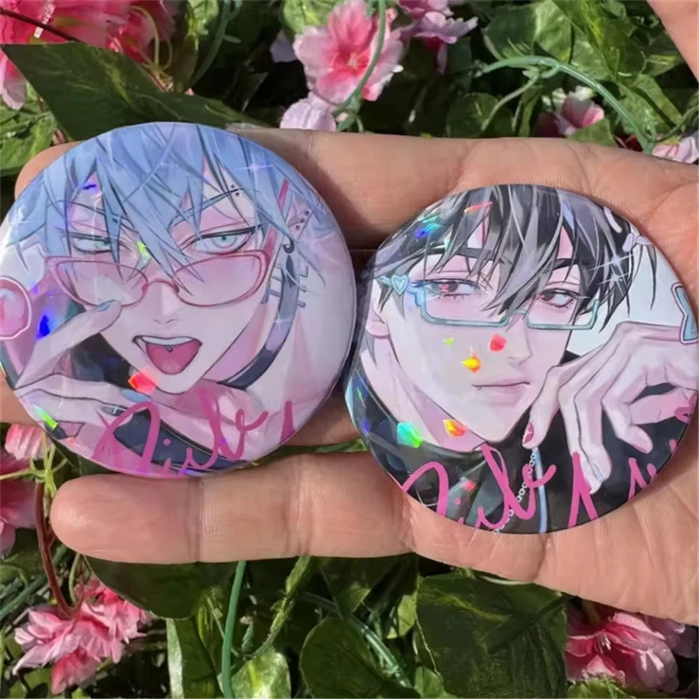 2-Piece Alien Stage Ivan & Till Anime Acrylic Keychain Set
