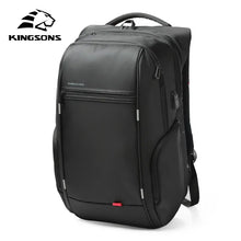Kingsons Waterproof USB Charging Anti-theft Laptop Backpack