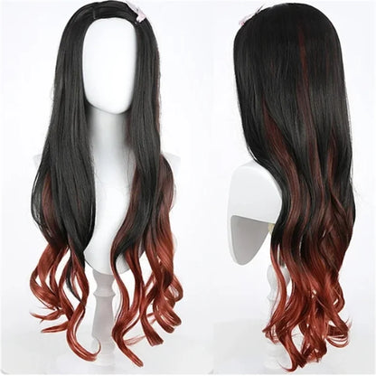 Demon Slayer Kamado Nezuko Cosplay Costume Set for Women & Kids
