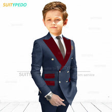 Slim Fit Peaked Lapel Formal Blazer and Pants Two Piece Suit