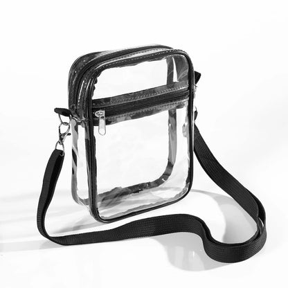 Clear Stadium Approved Shoulder Bag Bag With Front Pocket