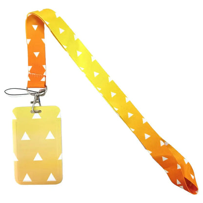 Anime Character Lanyard with ID Card Holder & Keychain