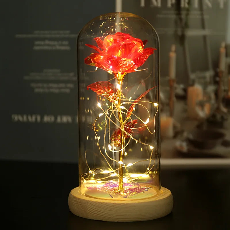 Valentines Day Eternal Rose LED Light