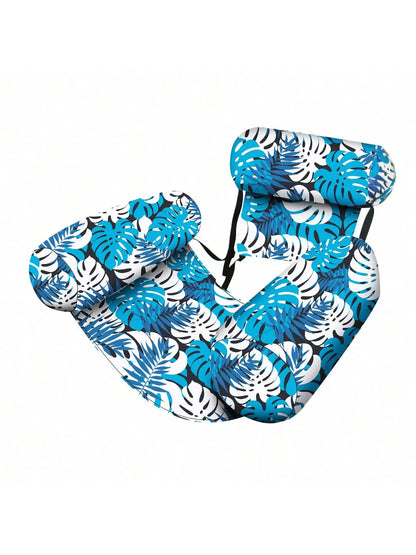 Inflatable Water Hammock Floatie with Armrests