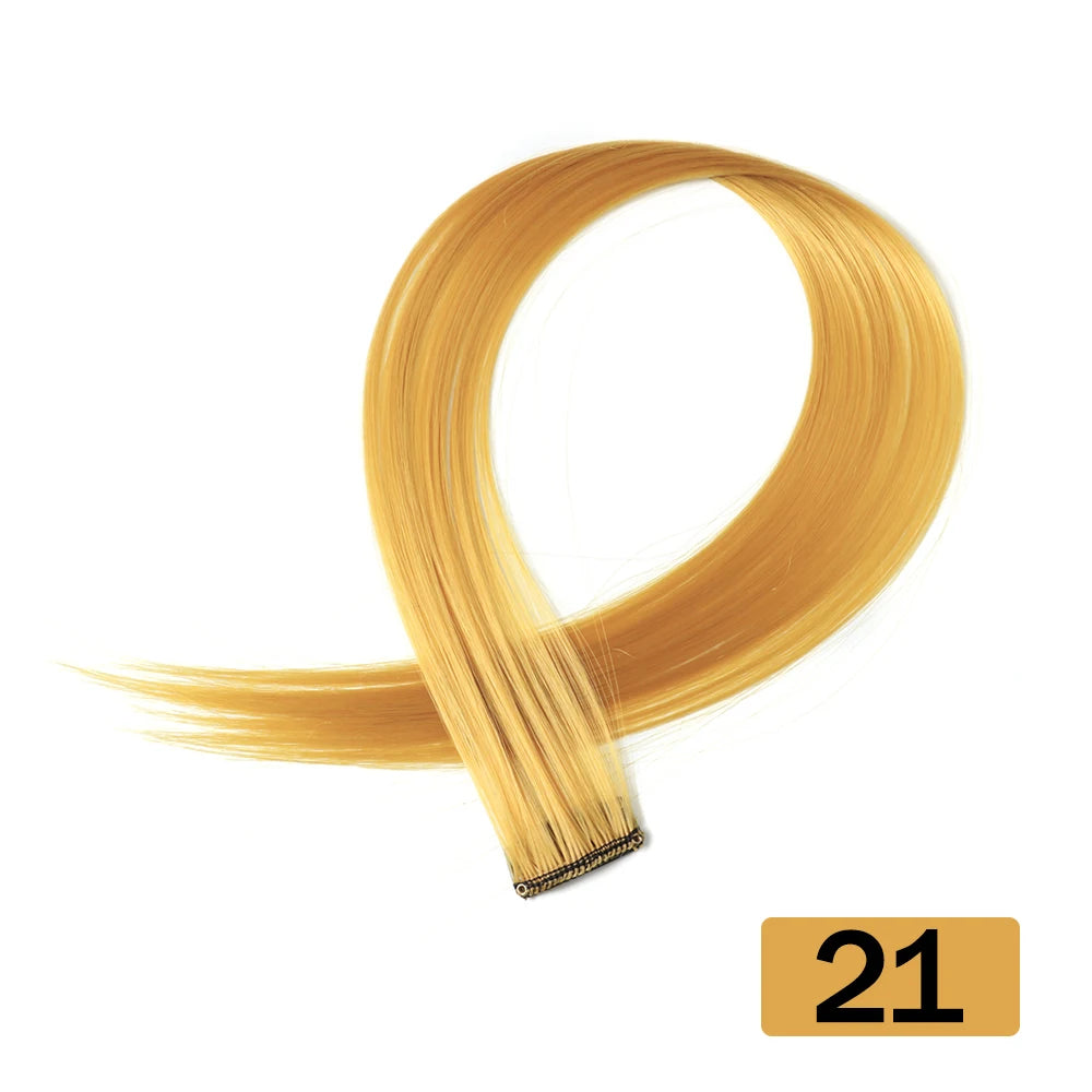 HAIRSTAR 22-Inch Synthetic Colored Clip-In Hair Extension