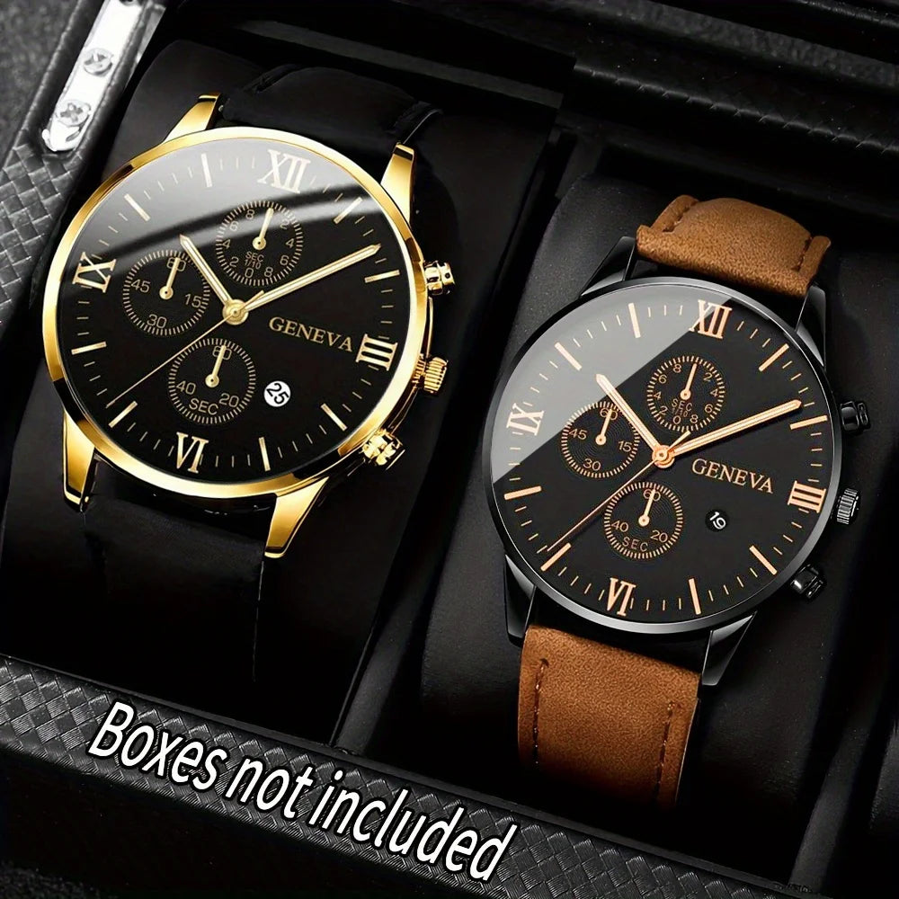2 Pcs Wristwatch Set
