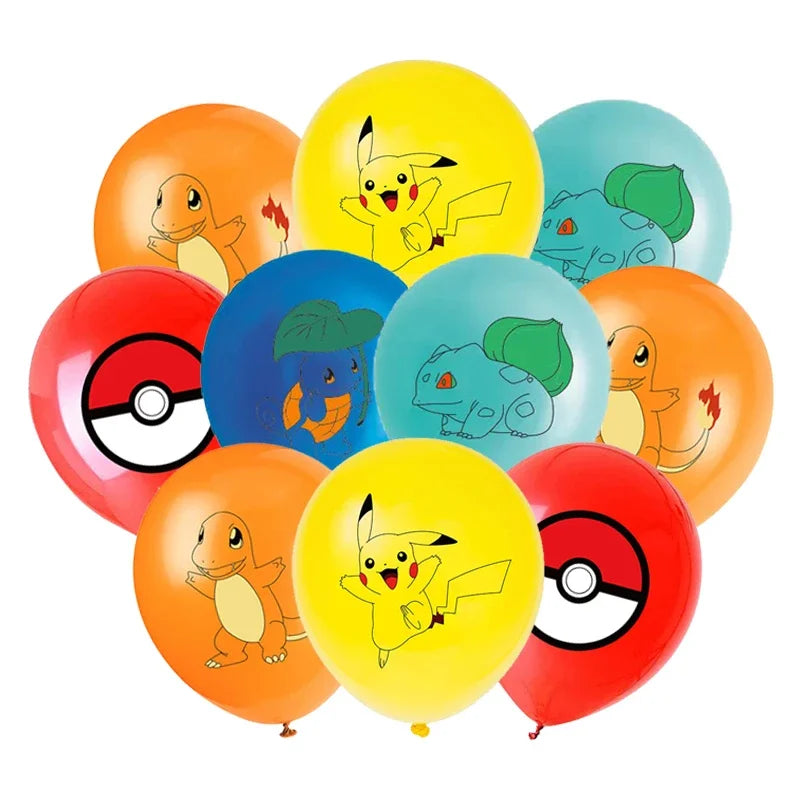 Pokemon Latex Party Balloons Set