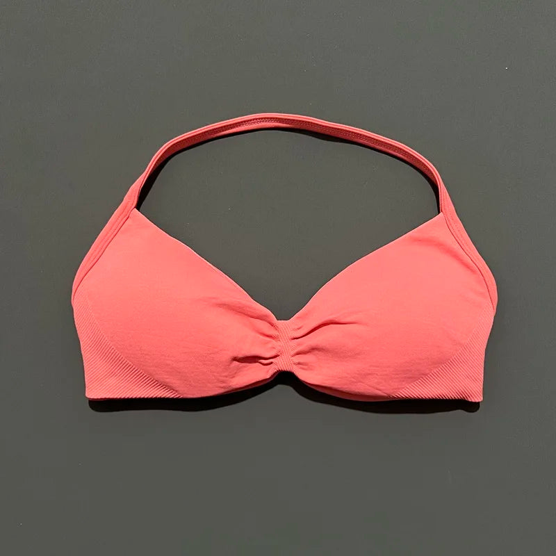 Strappy High Support Thin Strap Seamless Bras