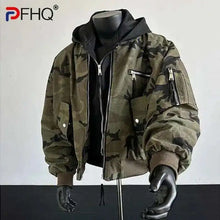 Camouflage Hooded Jacket with Hat