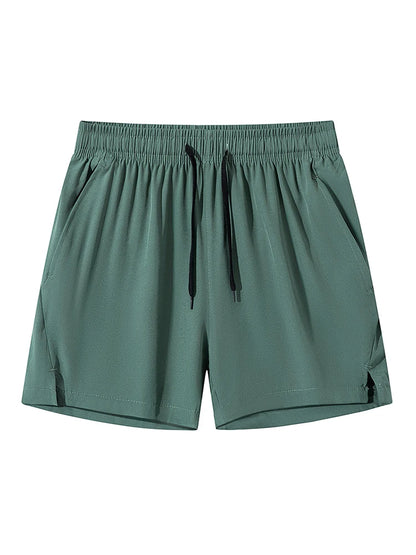 Solid Loose Fit Training Shorts