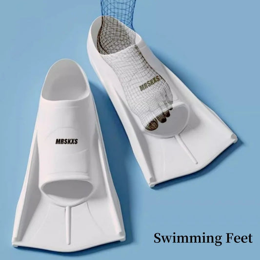 Swimming Freestyle Children Silicone Short Lightweight  Flippers