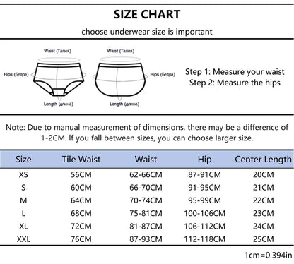 10PCS Pure Cotton Ribbed Briefs