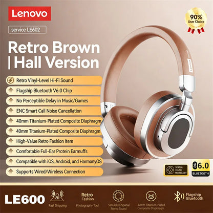 Lenovo LE600 48dB ANC Audio Wireless Headphones