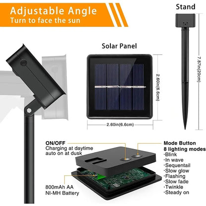 Outdoor Solar String Lights (100 LED / 8 Lighting Modes)