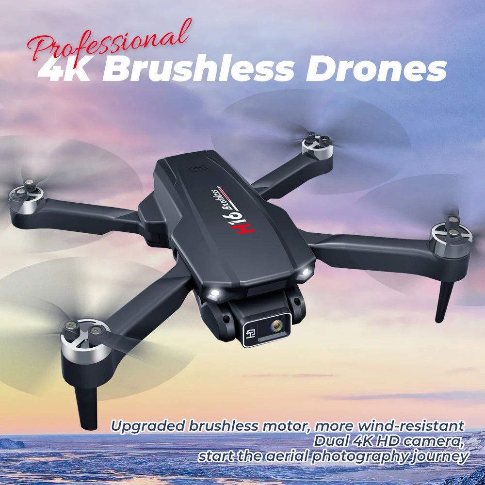 KBDFA H16 GPS Dual Camera Brushless Quadcopter with Laser Obstacle Avoidance