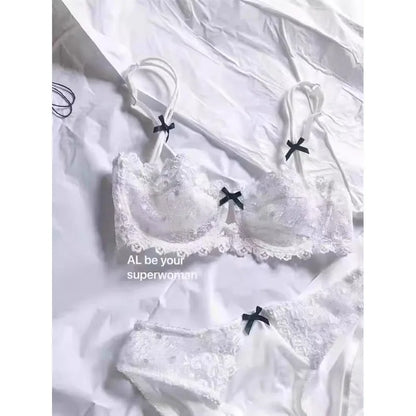 Lace Ultra-Thin Semi-Transparent Half Cup Bra