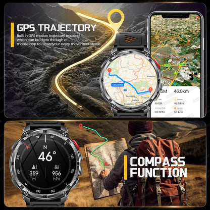T-Rex3 Pro 1100mAh Battery Smart Watch