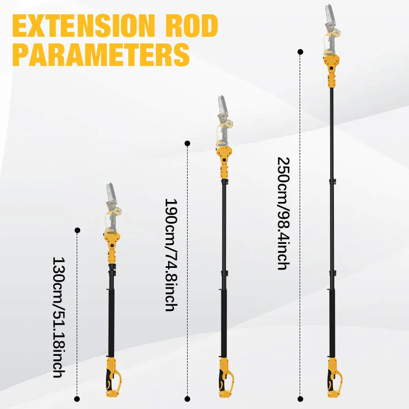 Brushless Electric Telescoping Pole High Branch Chainsaw