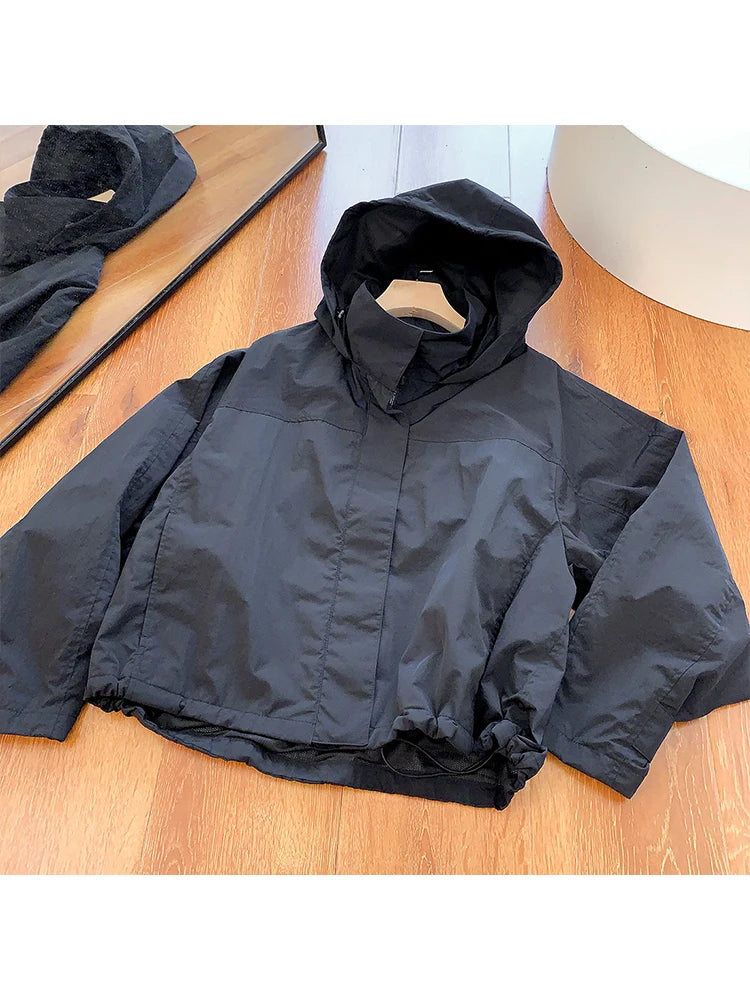 Mumaroho Women's Windproof Outdoor Sport Hooded Jacket