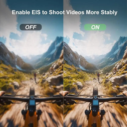 5K WiFi Magnetic Pocket Action Camera with 6-Axis Stabilization and Touch Screen