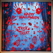 Halloween Decoration Reusable Bloody Handprint Footprint Horror Sticker