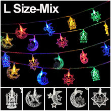 Christmas Colorful Snowflake Star Lights