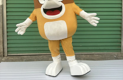 Adult Cartoon Dog Mascot Costume – Full Body Party Outfit