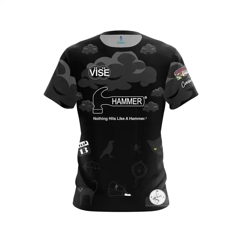 Hammer Swirl Graphic Performance Bowling Jersey