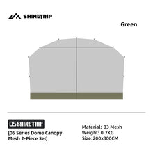 ShineTrip Waterproof Silver Coated Dome Tent
