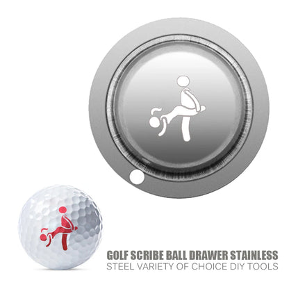 Stainless Steel Golf Ball Line Marker Stencil