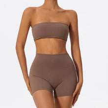 Ctenkevet Two Piece Crop Top and High Waist Shorts Set