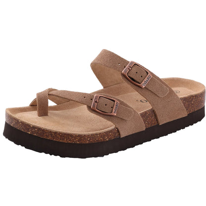 Litfun Leather Cork Slippers