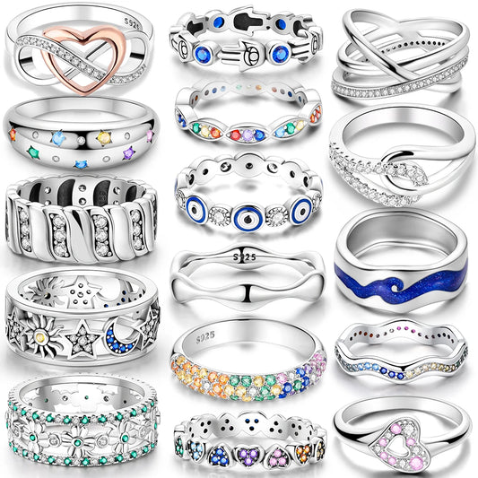 925 Sterling Silver Infinite Love Cubic Zircon Ring
