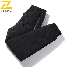 Winter Down Cotton Waterproof Zipper Pocket Joggers