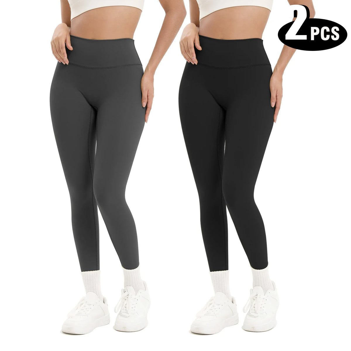 High-Waist Seamless Active Leggings