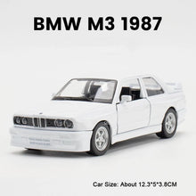 1:36 Model Car BMW Alloy Diecast Doors Opened Pull Back Rubber Tires