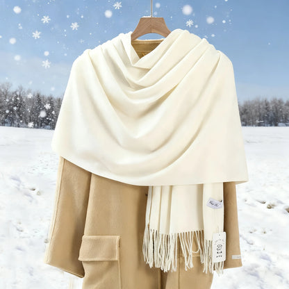Luxurious Wool-Blend Winter Pashmina Shawl & Scarf