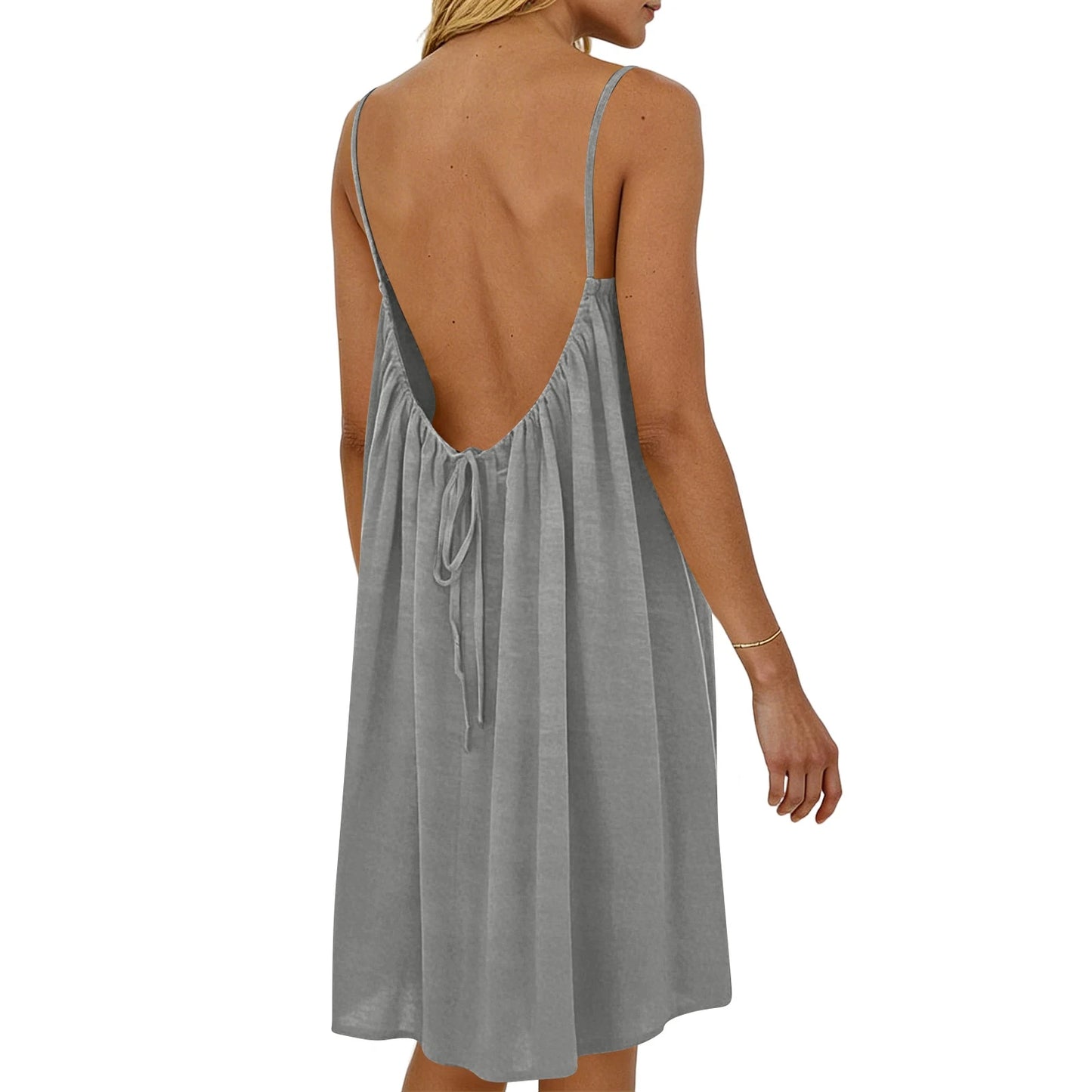 Women's  Breathable Backless Dress