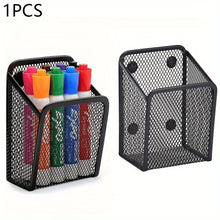 Magnetic Mesh Stainless Steel Pen Holder
