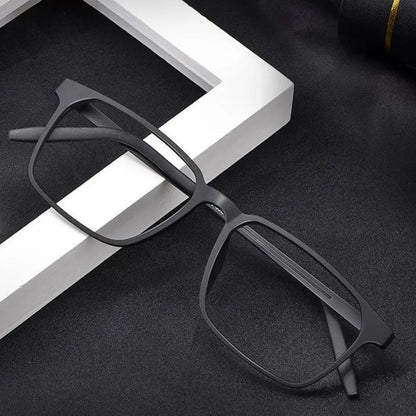 Unisex Progressive Reading Glasses - Anti-Blue Light Titanium Frame Eyewear