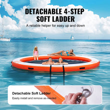 Inflatable Floating Dock 10x8FT Detachable Ladder