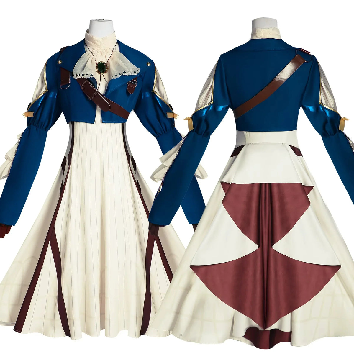 Anime Violet Evergarden Cosplay Costume Set – Uniform Dress Outfit for Women