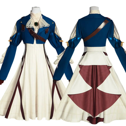 Anime Violet Evergarden Cosplay Costume Set – Uniform Dress Outfit for Women