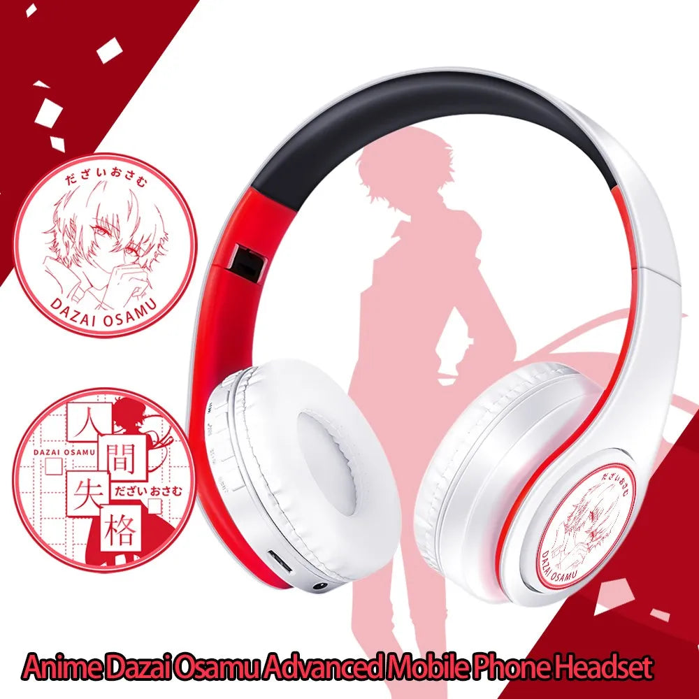 Anime Print Demon Slayer Headphones with Mic