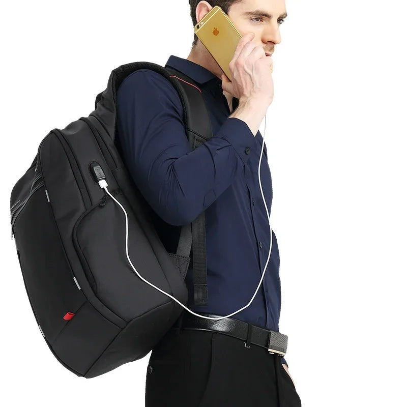 Kingsons Waterproof USB Charging Anti-theft Laptop Backpack