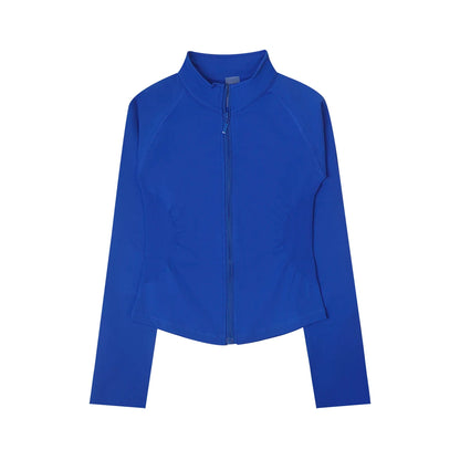 Zippered Seamless Athletic Top
