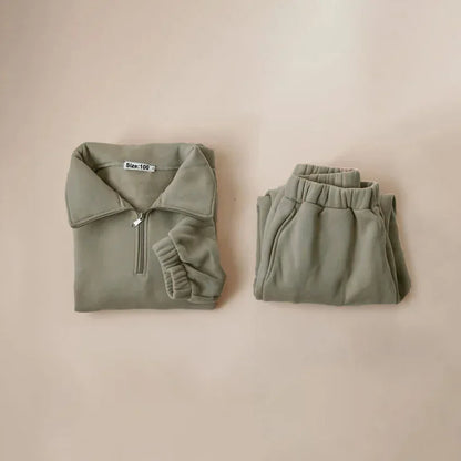 Fleece Sweatshirt + Pant Set