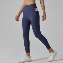 Solid Color Leggings With Pockets
