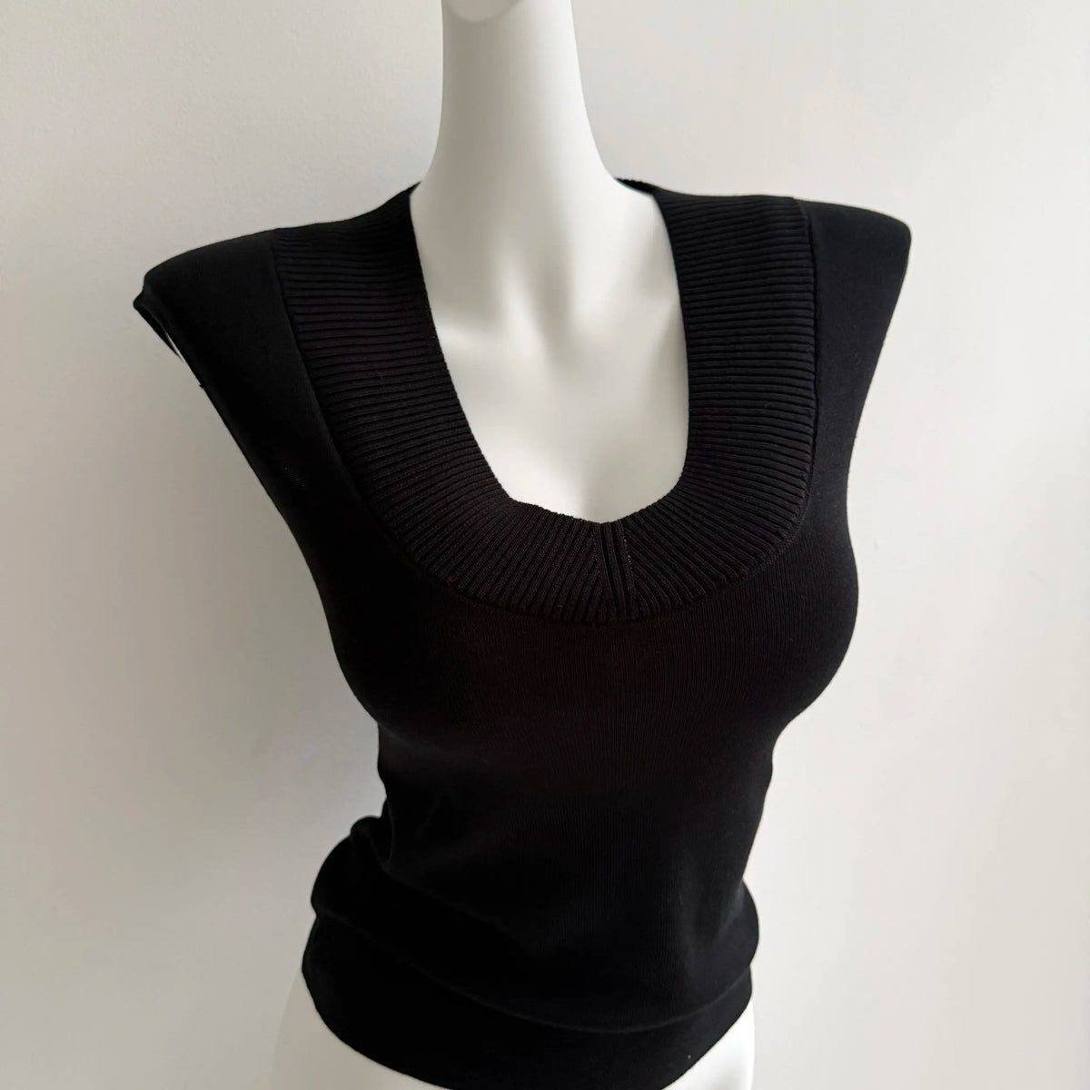 Women's Korean Style V-Neck Slim Fit Knitted T-Shirt