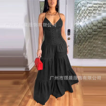 V-neck Strap Sleeveless Wide Leg Jumpsuit